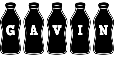 Gavin bottle logo