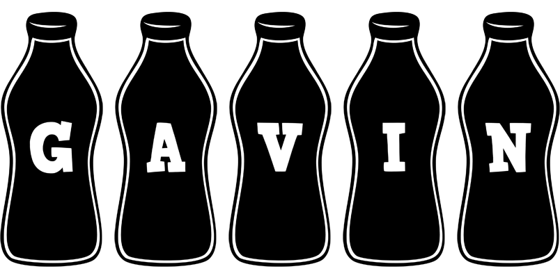 Gavin bottle logo