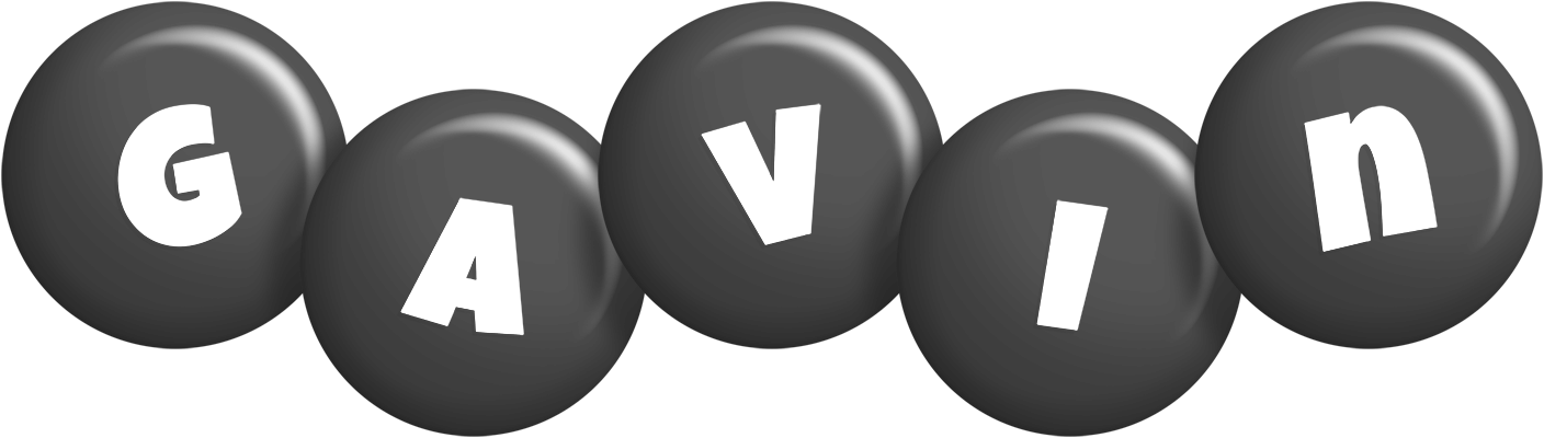 Gavin candy-black logo