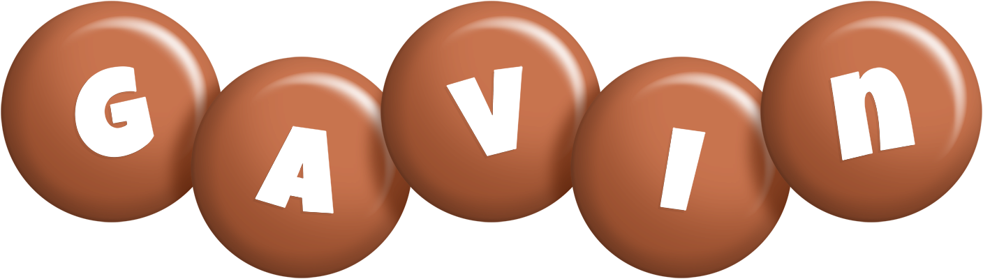 Gavin candy-brown logo