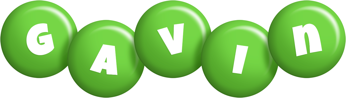 Gavin candy-green logo