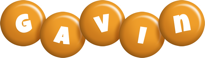 Gavin candy-orange logo