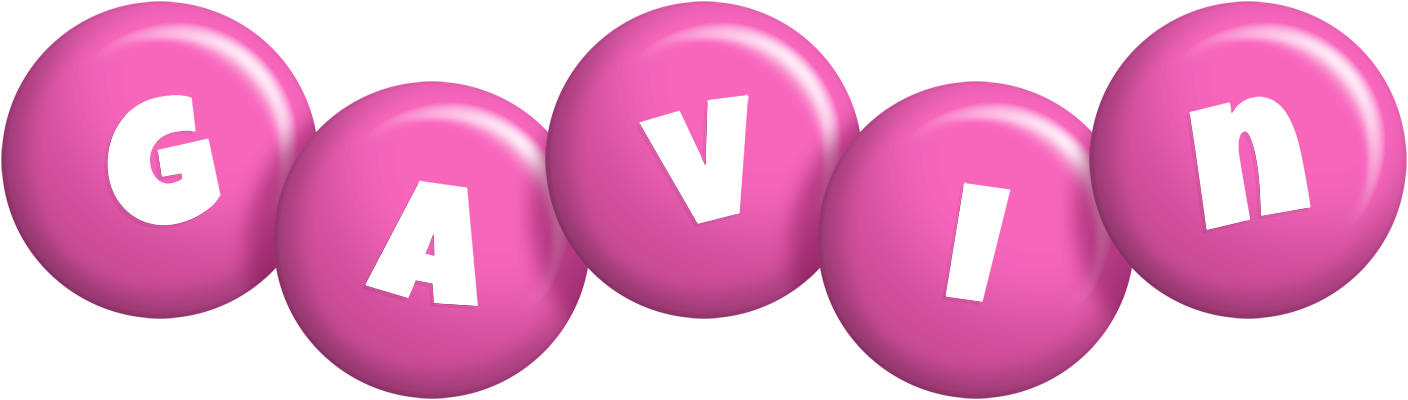 Gavin candy-pink logo