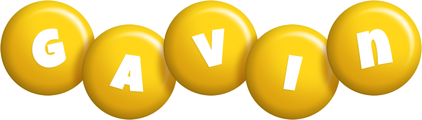 Gavin candy-yellow logo