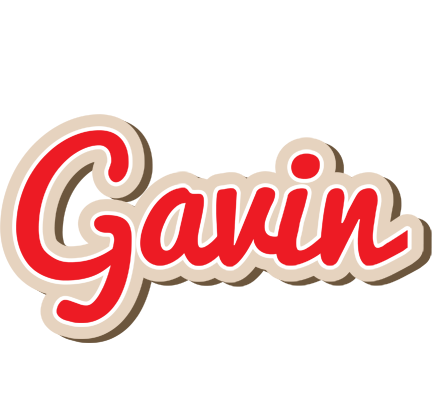 Gavin chocolate logo
