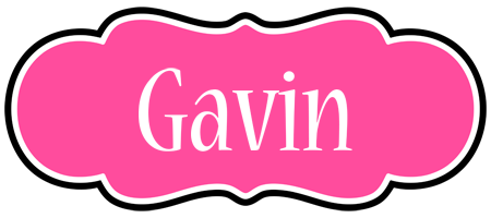 Gavin invitation logo