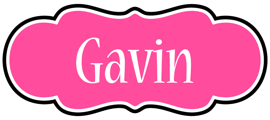 Gavin invitation logo