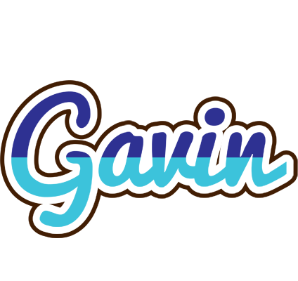 Gavin raining logo