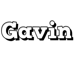 Gavin snowing logo