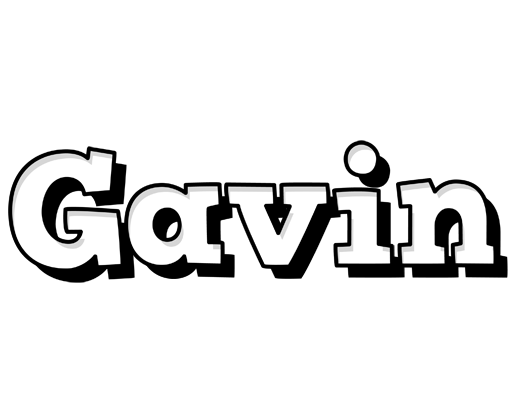 Gavin snowing logo