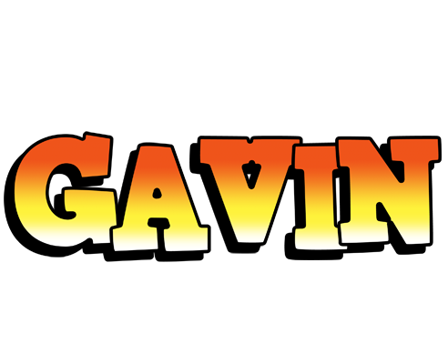Gavin sunset logo