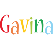 Gavina birthday logo