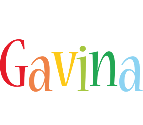 Gavina birthday logo