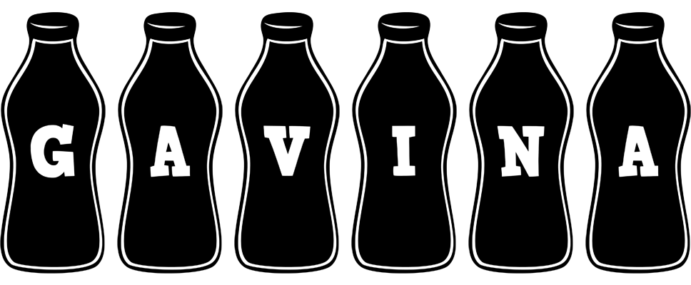 Gavina bottle logo