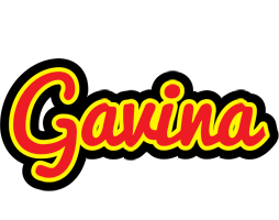 Gavina fireman logo