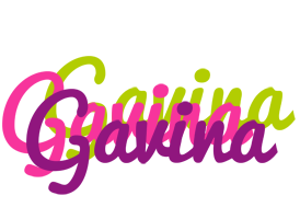 Gavina flowers logo