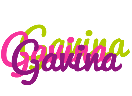 Gavina flowers logo