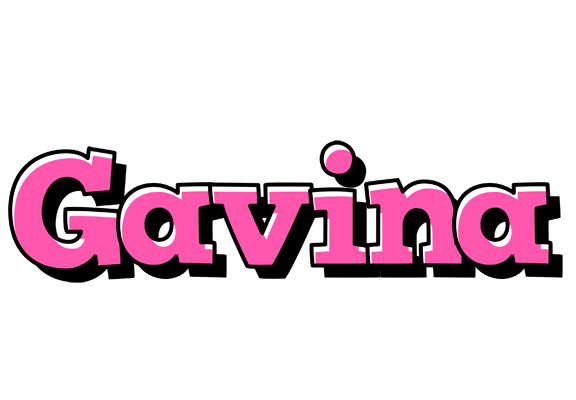 Gavina girlish logo