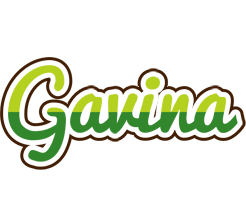 Gavina golfing logo