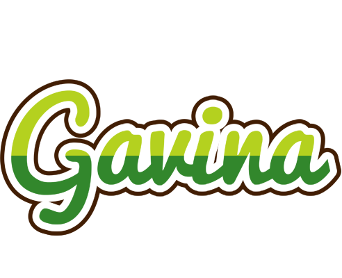 Gavina golfing logo