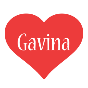 Gavina love logo