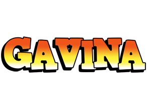 Gavina sunset logo