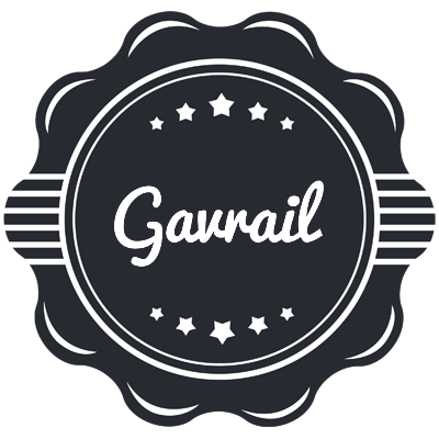 Gavrail badge logo