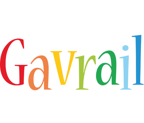 Gavrail birthday logo