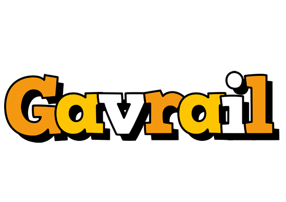 Gavrail cartoon logo