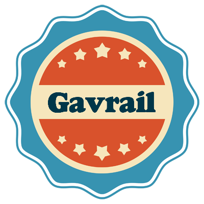 Gavrail labels logo