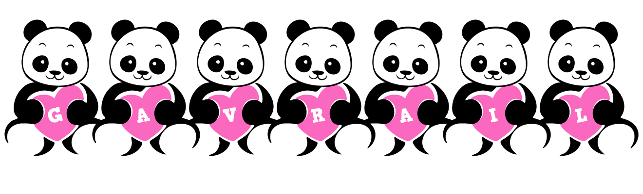 Gavrail love-panda logo