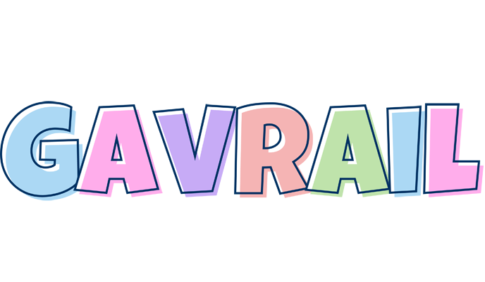 Gavrail pastel logo