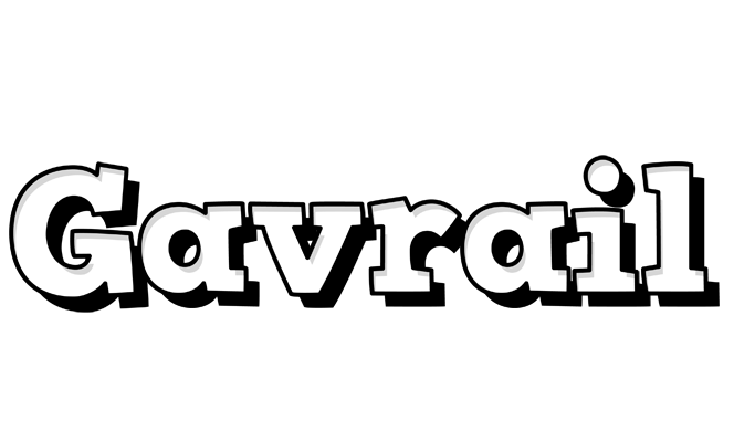 Gavrail snowing logo