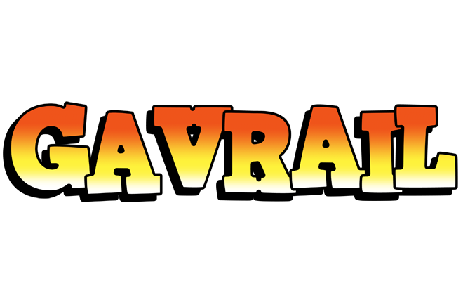 Gavrail sunset logo