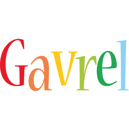 Gavrel birthday logo