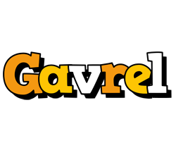 Gavrel cartoon logo