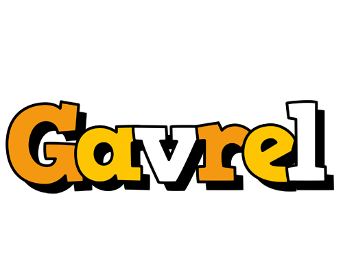 Gavrel cartoon logo