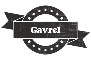 Gavrel grunge logo