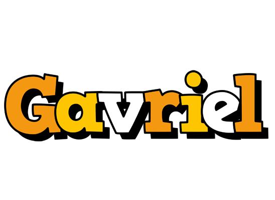 Gavriel cartoon logo