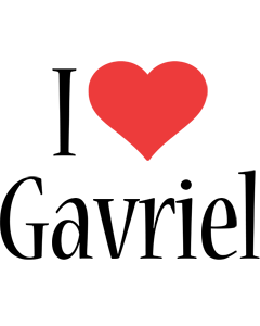 Gavriel i-love logo