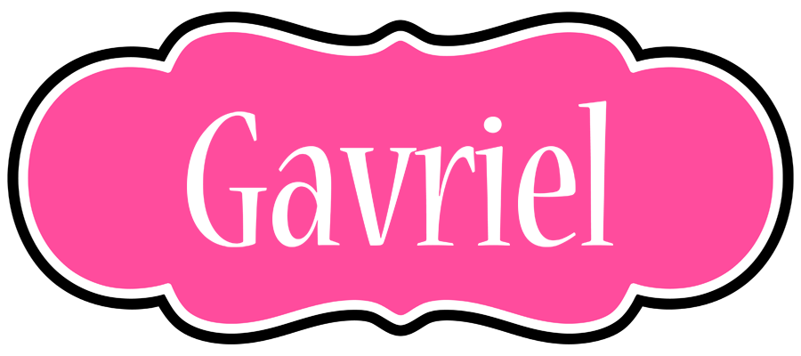 Gavriel invitation logo