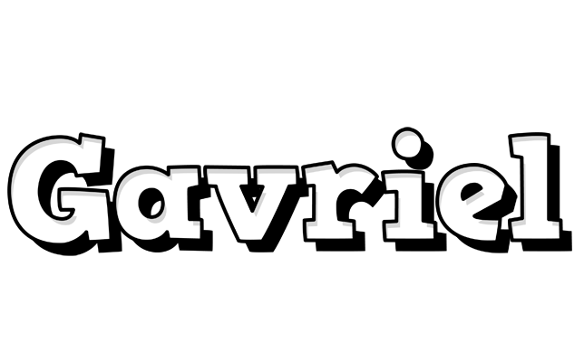 Gavriel snowing logo