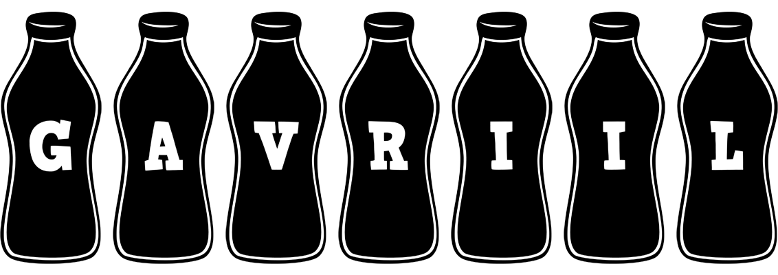 Gavriil bottle logo