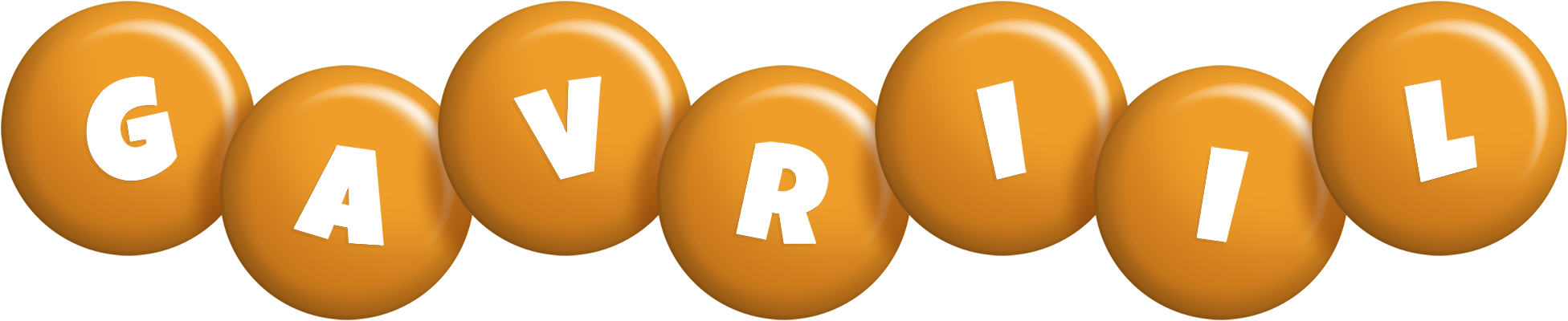 Gavriil candy-orange logo