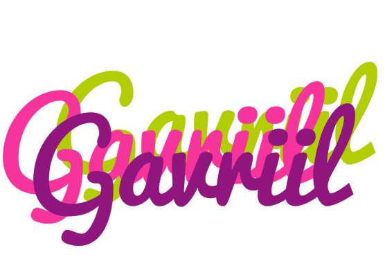 Gavriil flowers logo