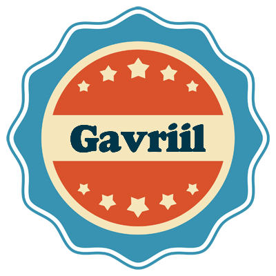 Gavriil labels logo