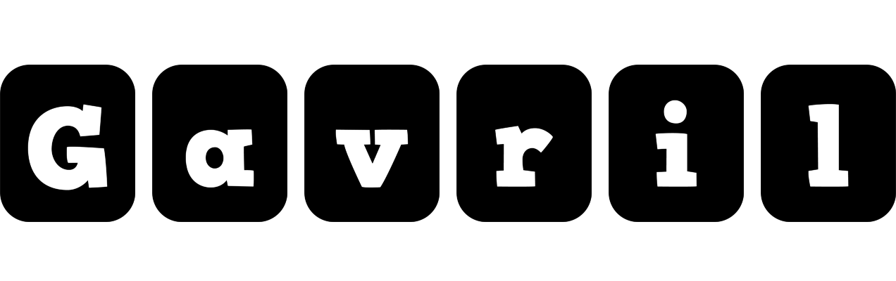 Gavril box logo