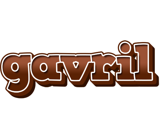 Gavril brownie logo