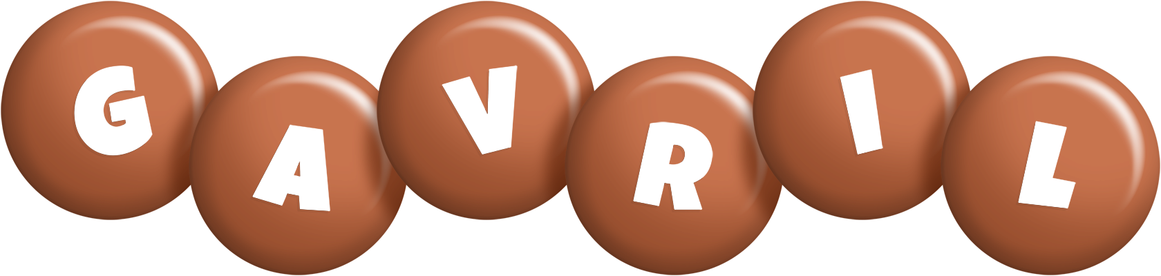 Gavril candy-brown logo