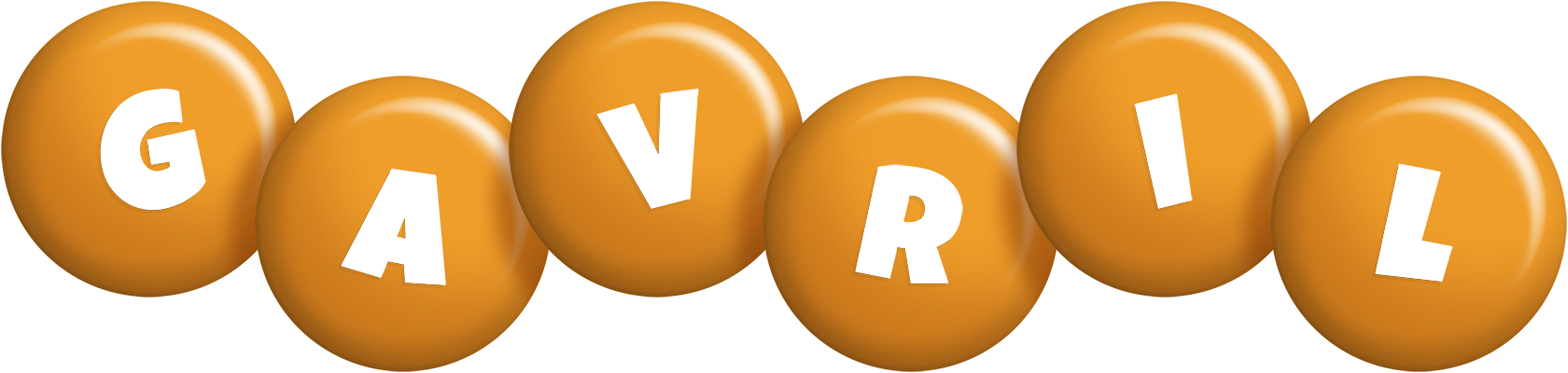 Gavril candy-orange logo